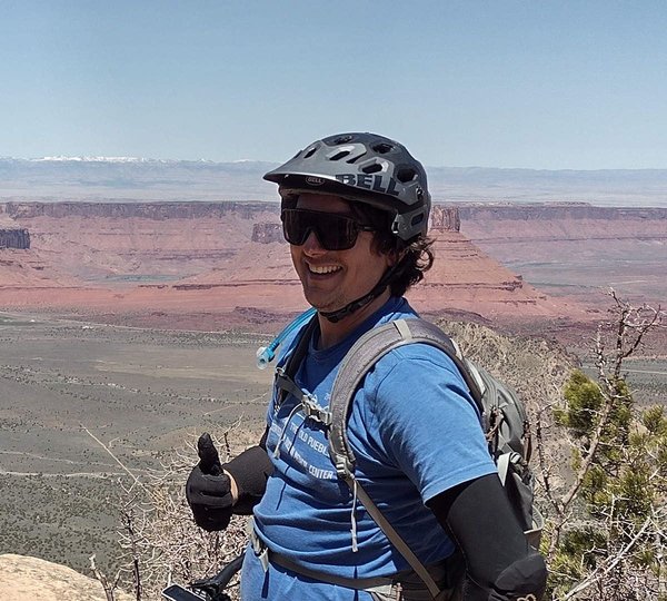 Picture Of Leland on Lower Porcupine in Moab